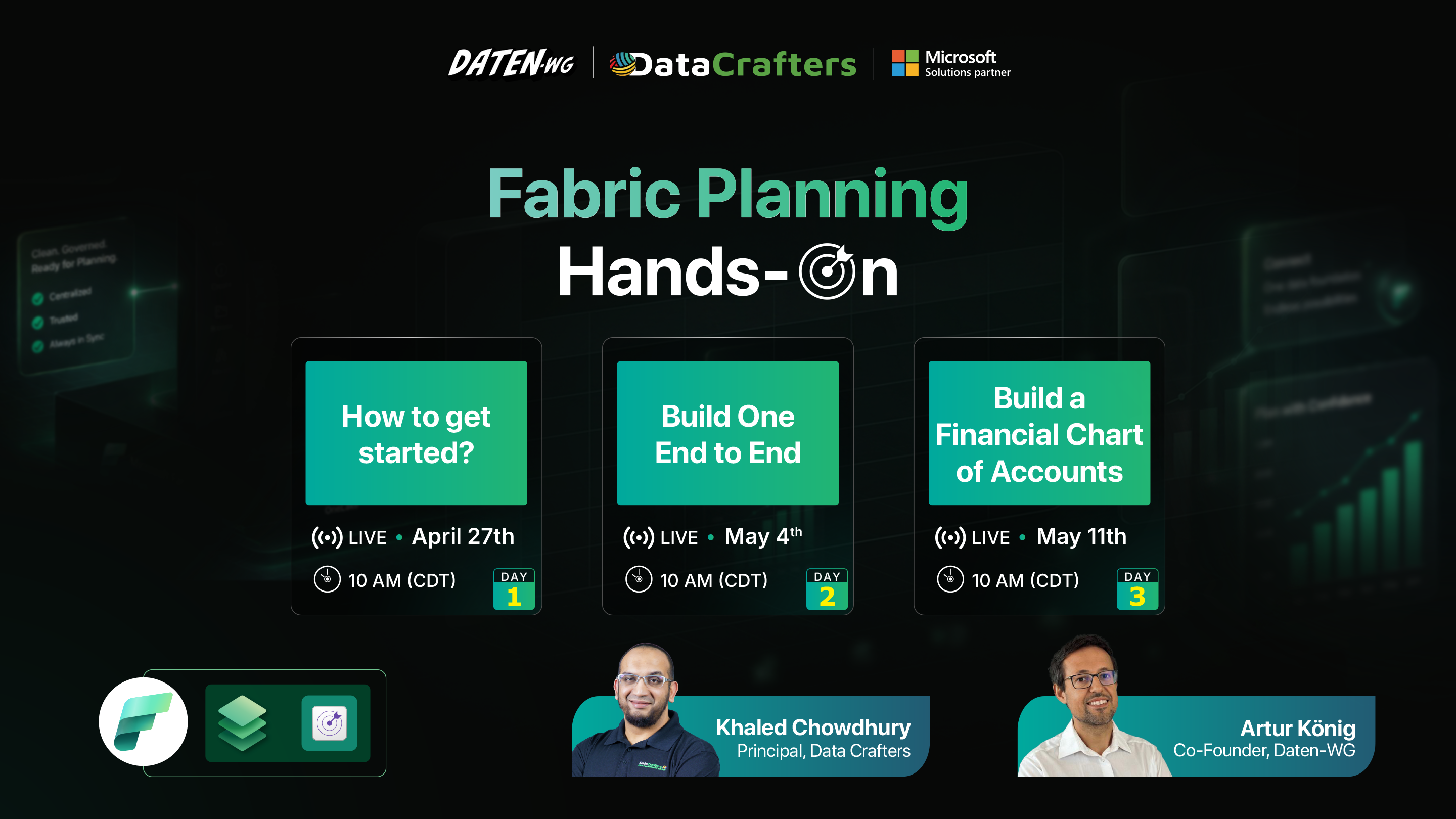 Fabric Planning Hands-On: Day one, getting started