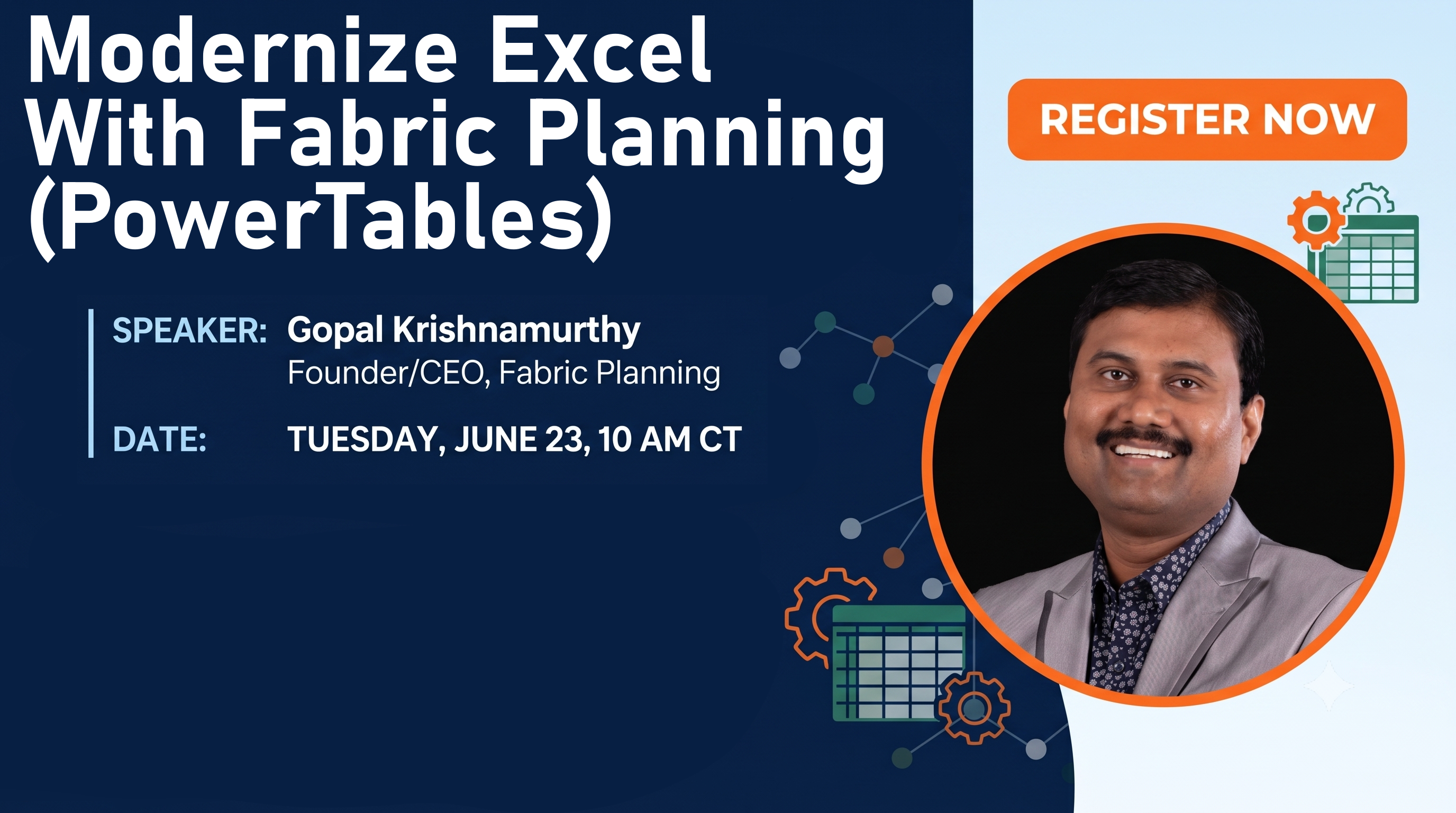 Fabric Planning (PowerTable): Modernize Your Excel-based Processes with Security & Approval Workflows